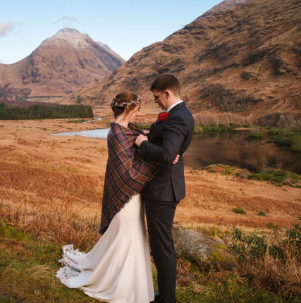 Tartan shawl clearance for wedding